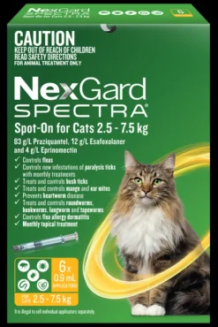 Outlet Boehringer Ingelheim NexGard Spectra - Spot-on for Cats (2.5-7.5kg) (3pk)