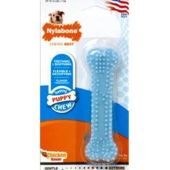 Clearance Nylabone - Puppy Bone Chicken (Up to 7kg)