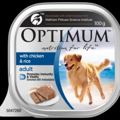 New Optimum - Adult with Chicken & Rice Wet Dog Food (100g x 6pk)