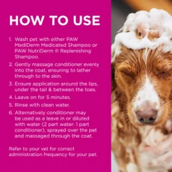 Best Blackmores PAW - NutriDerm Replenishing Conditioner for Dogs and Cats (500ml)