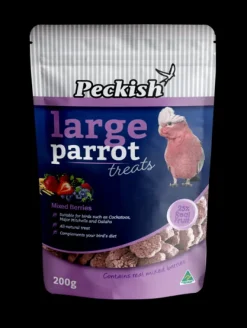 Sale Peckish - Large Parrot Mixed Berry Treat 200g
