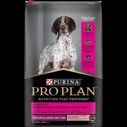 Online Proplan - Dry PRO PLAN Adult Sensitive Skin & Stomach Medium & Large Breed Dry Dog Food (12kg)