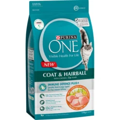 Outlet Nestle other - Dry PURINA ONE - Adult Coat & Hairball Dry Cat Food (1.4kg)