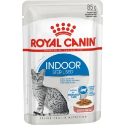 Sale Royal Canin - Wet Royal Canin - Indoor Gravy Adult Cat Wet Food (85g x 12pk)