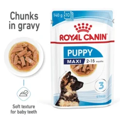 Online Royal Canin - Wet Royal Canin - Maxi Puppy Dog Wet Food (140g x 10pk)