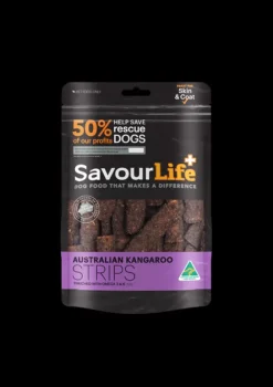 New SavourLife - Treats SavourLife - Australian Kangaroo Strips (165g)