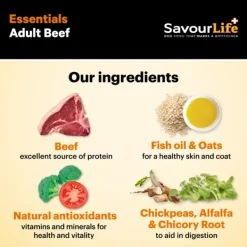 New SavourLife - Foods SavourLife - Essentials Beef Dog Dry Food (3kg)
