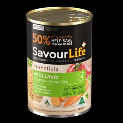 Hot SavourLife - Foods SavourLife - Essentials Lamb with Vegetables & Rice Dog Wet Food (400g)