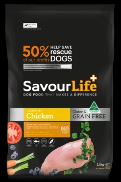 Online SavourLife - Foods SavourLife - Grain Free Chicken Dog Dry Food (2.5kg)
