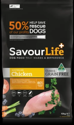 Discount SavourLife - Foods SavourLife - Grain Free Chicken Dog Dry Food (10kg)
