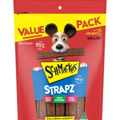 Online Schmackos - STRAPZ Beef, Liver & Chicken (500g)