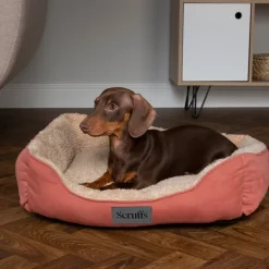 Online Scruffs - Cosy Box Bed Terracotta (60 x 50cm)