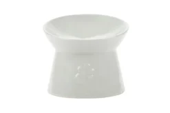 Discount Scruffs - Icon Raised Cat Feeder Bowl Light Grey