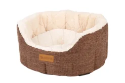 Outlet Scruffs - Woodlands Oval Bed Brown (55cm)