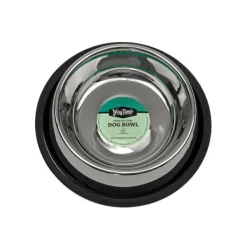 Fashion WagTime - Classic Non-tip Stainless Steel Dog Bowl (450ml)