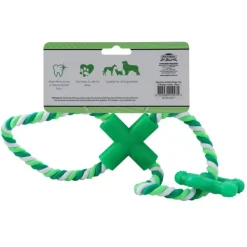 New WagTime - Infinity Rope Toy with Rubber Chew (28cm)