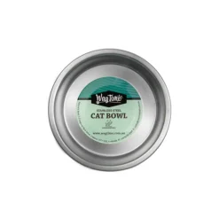 Hot WagTime - Pastel Blue Stainless Steel Cat Bowl (300ml)