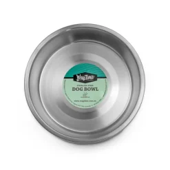 Hot WagTime - Pink Stainless Steel Dog Bowl (Medium)