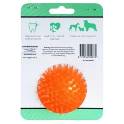 Clearance WagTime - Spike & Squeak Chew Toy (6.5cm)