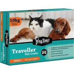 New WagTime - Traveller Pet Wire Crate (Small)