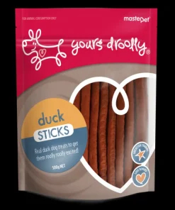 New Masterpet Treats Yours Droolly - Duck Sticks Dog Treat (500g)