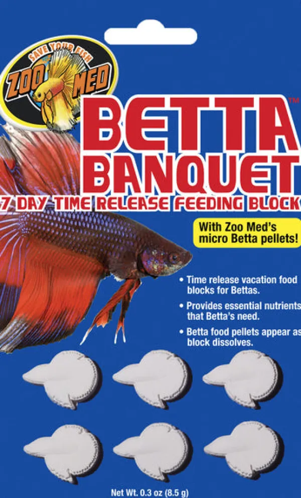 Fashion Zoo Med - Betta Banquet 7 Day Feeding Block (6pk)